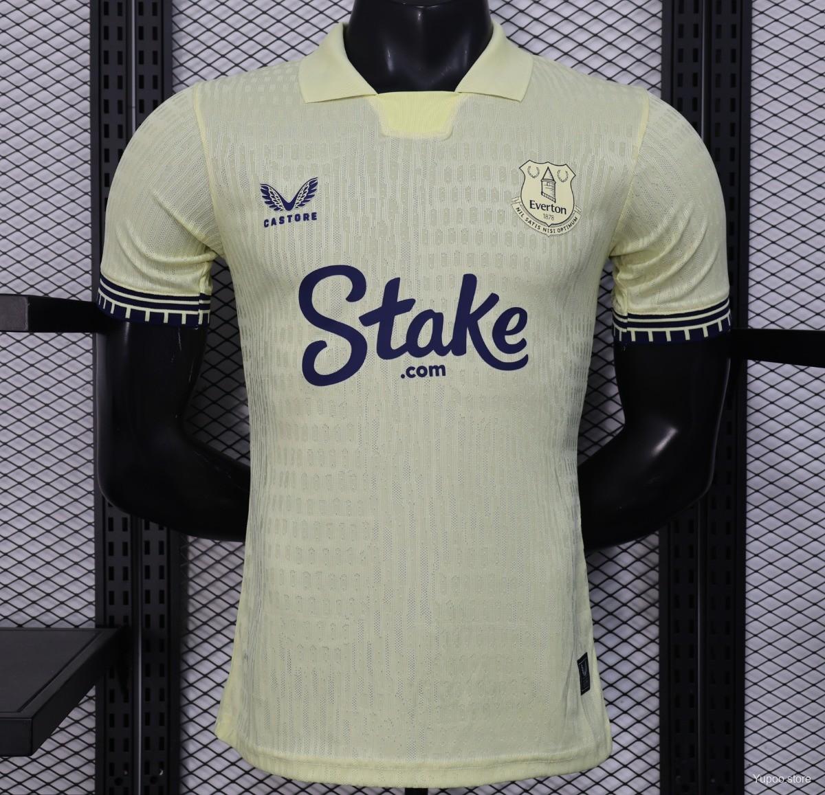 Camiseta de fútbol Everton 2025/26 TERCERA MANGA CORTA VERSION JUGADOR